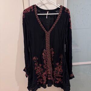 NWT Free People Embroidered Tunic